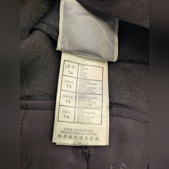 NWT Leon Max Stretch Wide Leg black Pants Trousers size 10 Tall formal Holliday - Picture 9 of 11